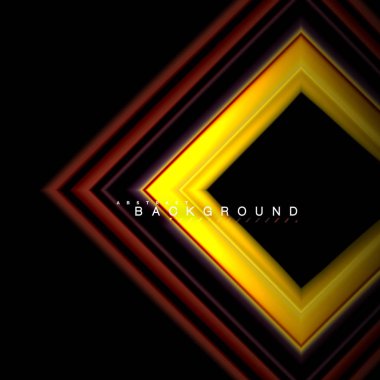 Sıvı çok renkli çizgilerle oluşturulan geometrik şekiller