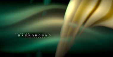 Neon parlayan dalga, sihirli enerji ve ışık arka plan