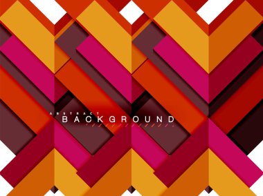 Çok renkli soyut geometrik şekiller, web reklam, iş sunumu, reklamlar paket, geometri arka plan şablonu, duvar kağıdı yazdırma