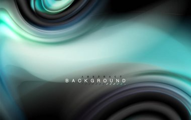 Sıvı sıvı renkler tasarım, renkli mermer veya plastik dalgalı doku arka plan, siyah, iş veya teknoloji sunu veya web broşür için parlak renkli öğeleri kapak tasarımı, duvar kağıdı