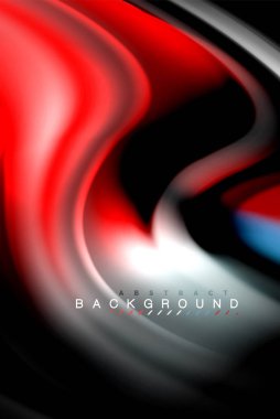 Sıvı sıvı renkler tasarım, renkli mermer veya plastik dalgalı doku arka plan, siyah, iş veya teknoloji sunu veya web broşür için parlak renkli öğeleri kapak tasarımı, duvar kağıdı