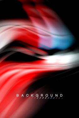 Sıvı sıvı renkler tasarım, renkli mermer veya plastik dalgalı doku arka plan, siyah, iş veya teknoloji sunu veya web broşür için parlak renkli öğeleri kapak tasarımı, duvar kağıdı