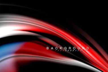 Sıvı sıvı renkler tasarım, renkli mermer veya plastik dalgalı doku arka plan, siyah, iş veya teknoloji sunu veya web broşür için parlak renkli öğeleri kapak tasarımı, duvar kağıdı