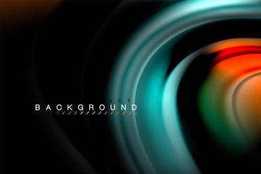 Sıvı sıvı renkler tasarım, renkli mermer veya plastik dalgalı doku arka plan, siyah, iş veya teknoloji sunu veya web broşür için parlak renkli öğeleri kapak tasarımı, duvar kağıdı