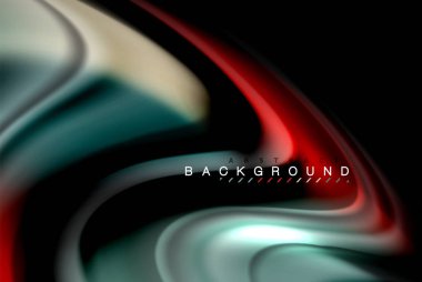 Sıvı sıvı renkler tasarım, renkli mermer veya plastik dalgalı doku arka plan, siyah, iş veya teknoloji sunu veya web broşür için parlak renkli öğeleri kapak tasarımı, duvar kağıdı