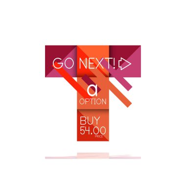 Kare seçeneğinin Infographic afiş. Bilgi ve veri görselleştirme, geometrik tasarım