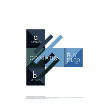 Kare seçeneğinin Infographic afiş. Bilgi ve veri görselleştirme, geometrik tasarım