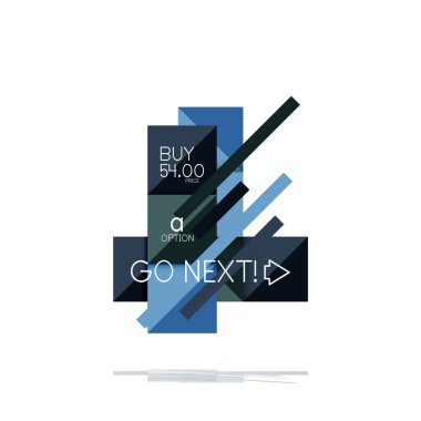 Kare seçeneğinin Infographic afiş. Bilgi ve veri görselleştirme, geometrik tasarım