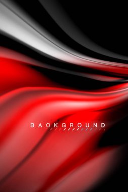 Sıvı sıvı renkler tasarım, renkli mermer veya plastik dalgalı doku arka plan, siyah, iş veya teknoloji sunu veya web broşür için parlak renkli öğeleri kapak tasarımı, duvar kağıdı