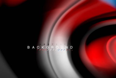 Sıvı sıvı renkler tasarım, renkli mermer veya plastik dalgalı doku arka plan, siyah, iş veya teknoloji sunu veya web broşür için parlak renkli öğeleri kapak tasarımı, duvar kağıdı