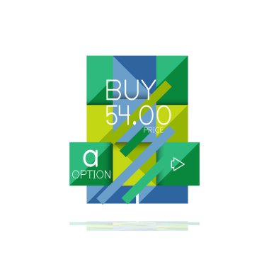 Kare seçeneğinin Infographic afiş. Bilgi ve veri görselleştirme, geometrik tasarım