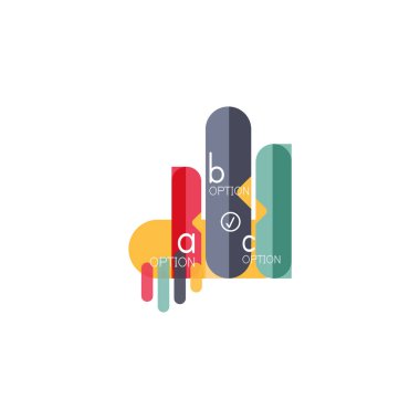 Özet satırları geometrik Infographic layoutabstract satırları geometrik Infographic düzeni, veri görselleştirme tasarım, seçeneği adım adım programı, web kutusu