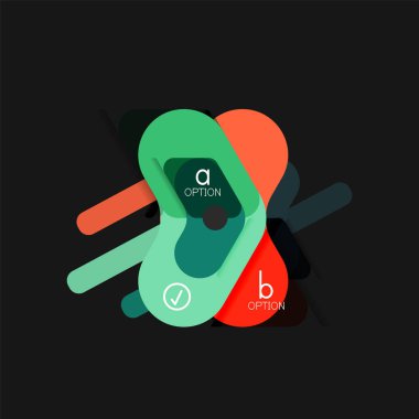 Düz tasarım geometrik infographics, ok şekli vektör etiket veya etiket, Fiyat etiketleri, promosyon rozet, simgesi tasarım, kağıt tarzı düzeni verileri grafik görselleştirme adım adım süreci için için teklif