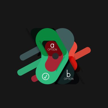 Düz tasarım geometrik infographics, ok şekli vektör etiket veya etiket, Fiyat etiketleri, promosyon rozet, simgesi tasarım, kağıt tarzı düzeni verileri grafik görselleştirme adım adım süreci için için teklif