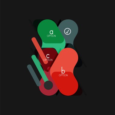 Düz tasarım geometrik infographics, ok şekli vektör etiket veya etiket, Fiyat etiketleri, promosyon rozet, simgesi tasarım, kağıt tarzı düzeni verileri grafik görselleştirme adım adım süreci için için teklif