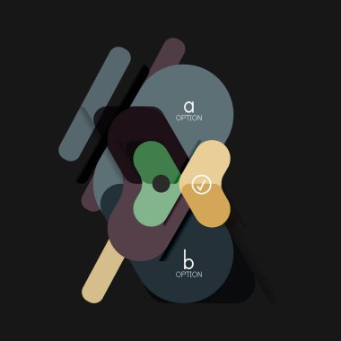 Düz tasarım geometrik infographics, ok şekli vektör etiket veya etiket, Fiyat etiketleri, promosyon rozet, simgesi tasarım, kağıt tarzı düzeni verileri grafik görselleştirme adım adım süreci için için teklif