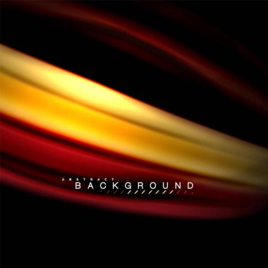 Sıvı karıştırma renkler dalga arka plan tasarlamak vektör. Renkli örgü dalgalar