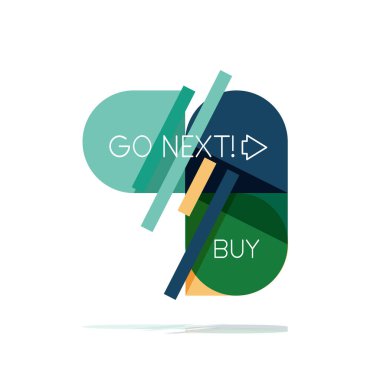 En az daire temiz soyut seçeneği adım Infographic tasarım öğesi, geometrik şekiller - Tur kareler, daireler ve satırları düzeni ile örnek metin