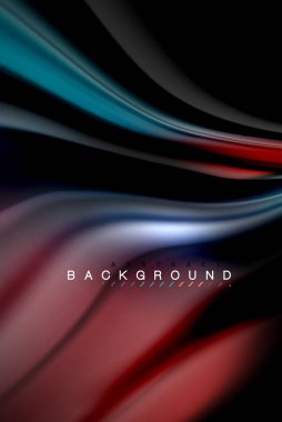 Sıvı sıvı renkler tasarım, renkli mermer veya plastik dalgalı doku arka plan, siyah, iş veya teknoloji sunu veya web broşür için parlak renkli öğeleri kapak tasarımı, duvar kağıdı