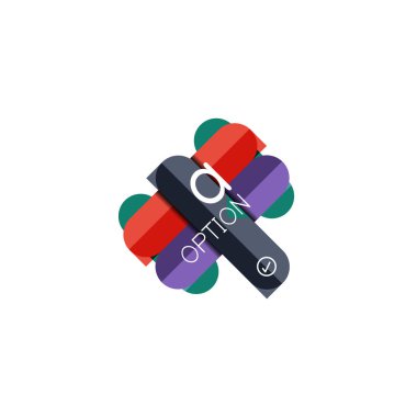 Özet satırları geometrik Infographic layoutabstract satırları geometrik Infographic düzeni, veri görselleştirme tasarım, seçeneği adım adım programı, web kutusu