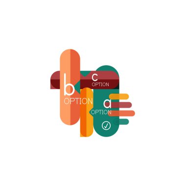 Özet satırları geometrik Infographic layoutabstract satırları geometrik Infographic düzeni, veri görselleştirme tasarım, seçeneği adım adım programı, web kutusu