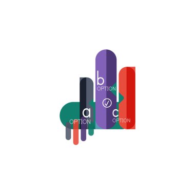 Özet satırları geometrik Infographic layoutabstract satırları geometrik Infographic düzeni, veri görselleştirme tasarım, seçeneği adım adım programı, web kutusu