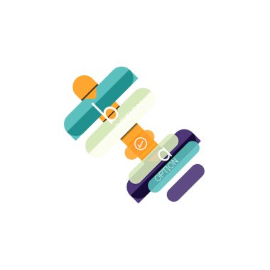 Özet satırları geometrik Infographic layoutabstract satırları geometrik Infographic düzeni, veri görselleştirme tasarım, seçeneği adım adım programı, web kutusu