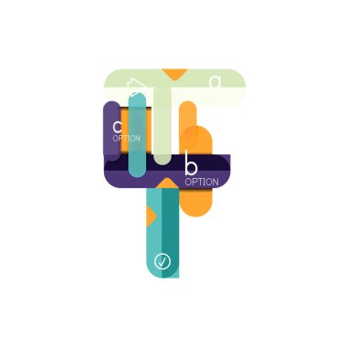 Özet satırları geometrik Infographic layoutabstract satırları geometrik Infographic düzeni, veri görselleştirme tasarım, seçeneği adım adım programı, web kutusu