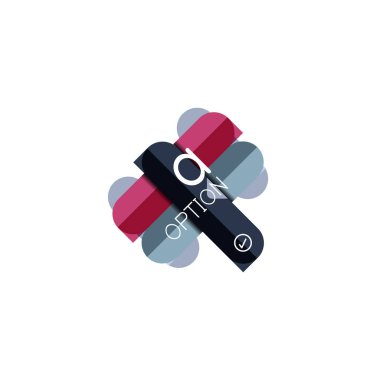 Özet satırları geometrik Infographic layoutabstract satırları geometrik Infographic düzeni, veri görselleştirme tasarım, seçeneği adım adım programı, web kutusu