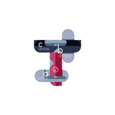 Özet satırları geometrik Infographic layoutabstract satırları geometrik Infographic düzeni, veri görselleştirme tasarım, seçeneği adım adım programı, web kutusu