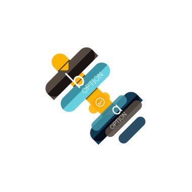 Özet satırları geometrik Infographic layoutabstract satırları geometrik Infographic düzeni, veri görselleştirme tasarım, seçeneği adım adım programı, web kutusu