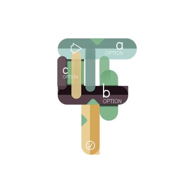 Özet satırları geometrik Infographic layoutabstract satırları geometrik Infographic düzeni, veri görselleştirme tasarım, seçeneği adım adım programı, web kutusu