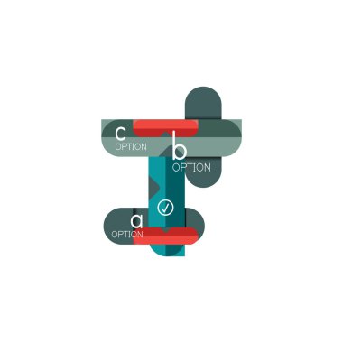 Özet satırları geometrik Infographic layoutabstract satırları geometrik Infographic düzeni, veri görselleştirme tasarım, seçeneği adım adım programı, web kutusu. Vektör çizim üzerinde beyaz izole