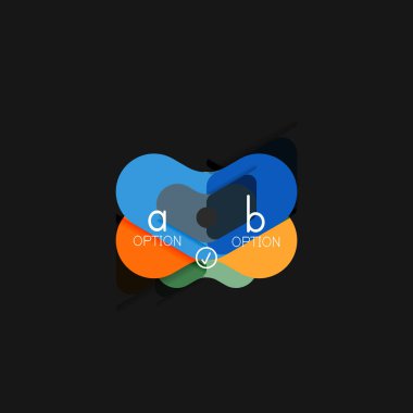 Düz tasarım geometrik infographics, ok şekli vektör etiket veya etiket, Fiyat etiketleri, promosyon rozet, simgesi tasarım, kağıt tarzı düzeni verileri grafik görselleştirme adım adım süreci için için teklif