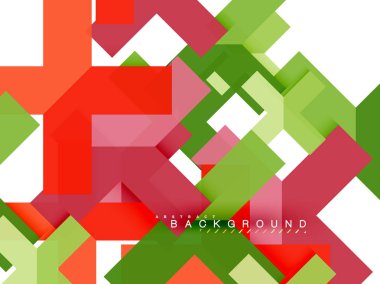 Çok renkli soyut geometrik şekiller, geometri arka plan web afiş için