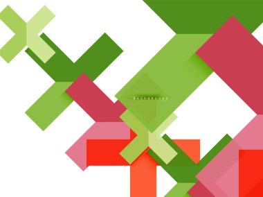 Çok renkli soyut geometrik şekiller, geometri arka plan web afiş için