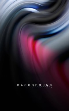 Sıvı sıvı renkler tasarım, renkli mermer veya plastik dalgalı doku arka plan, siyah, iş veya teknoloji sunu veya web broşür için parlak renkli öğeleri kapak tasarımı, duvar kağıdı