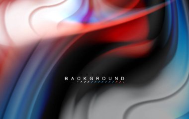 Sıvı sıvı renkler tasarım, renkli mermer veya plastik dalgalı doku arka plan, siyah, iş veya teknoloji sunu veya web broşür için parlak renkli öğeleri kapak tasarımı, duvar kağıdı