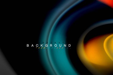 Sıvı sıvı renkler tasarım, renkli mermer veya plastik dalgalı doku arka plan, siyah, iş veya teknoloji sunu veya web broşür için parlak renkli öğeleri kapak tasarımı, duvar kağıdı