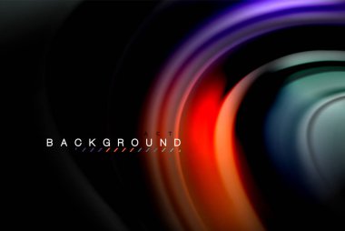 Sıvı sıvı renkler tasarım, renkli mermer veya plastik dalgalı doku arka plan, siyah, iş veya teknoloji sunu veya web broşür için parlak renkli öğeleri kapak tasarımı, duvar kağıdı