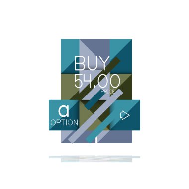 Kare seçeneğinin Infographic afiş. Bilgi ve veri görselleştirme, geometrik tasarım