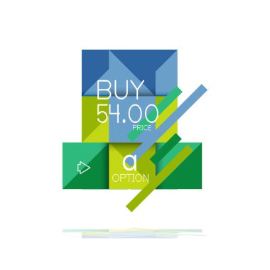 Kare seçeneğinin Infographic afiş. Bilgi ve veri görselleştirme, geometrik tasarım