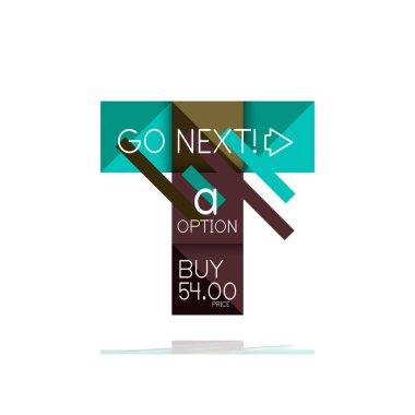 Kare seçeneğinin Infographic afiş. Bilgi ve veri görselleştirme, geometrik tasarım