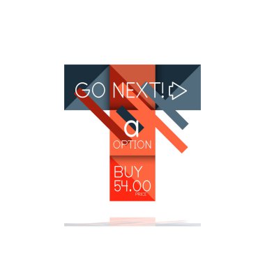 Kare seçeneğinin Infographic afiş. Bilgi ve veri görselleştirme, geometrik tasarım