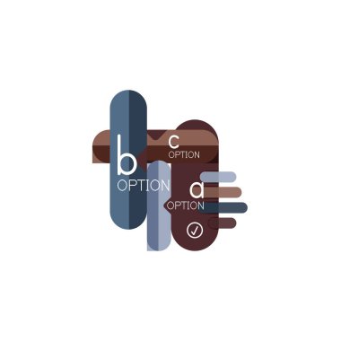 Özet satırları geometrik Infographic layoutabstract satırları geometrik Infographic düzeni, veri görselleştirme tasarım, seçeneği adım adım programı, web kutusu