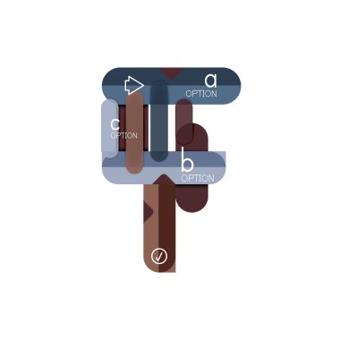 Özet satırları geometrik Infographic layoutabstract satırları geometrik Infographic düzeni, veri görselleştirme tasarım, seçeneği adım adım programı, web kutusu