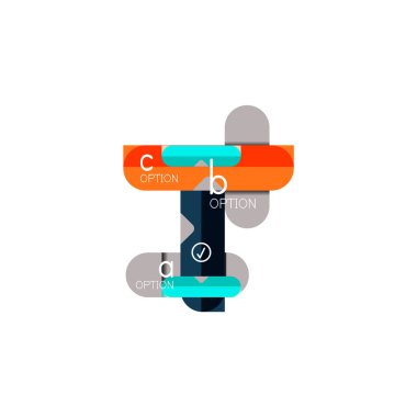 Özet satırları geometrik Infographic layoutabstract satırları geometrik Infographic düzeni, veri görselleştirme tasarım, seçeneği adım adım programı, web kutusu