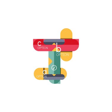 Özet satırları geometrik Infographic layoutabstract satırları geometrik Infographic düzeni, veri görselleştirme tasarım, seçeneği adım adım programı, web kutusu