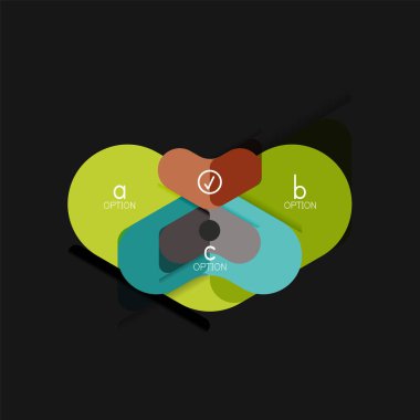 Düz tasarım geometrik infographics, ok şekli vektör etiket veya etiket, Fiyat etiketleri, promosyon rozet, simgesi tasarım, kağıt tarzı düzeni verileri grafik görselleştirme adım adım süreci için için teklif