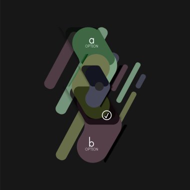 Düz tasarım geometrik infographics, ok şekli vektör etiket veya etiket, Fiyat etiketleri, promosyon rozet, simgesi tasarım, kağıt tarzı düzeni verileri grafik görselleştirme adım adım süreci için için teklif